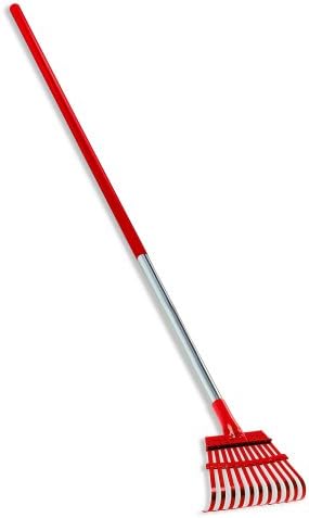Corona Rk 62060 Fixed Tine Shrub Rake, Aluminum Handle, 8-Inch Wide