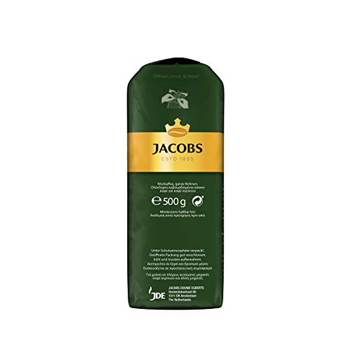 Jacobs Kaffeebohnen Krönung Aroma-Bohne kräftig, 12er Pack, 12 x 500 g Bohnenkaffee, 6 kg, 4059069 – Bild 5