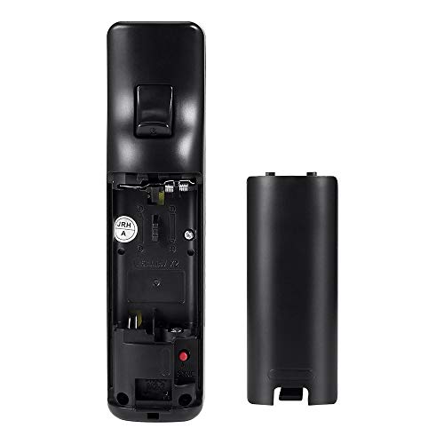 Wii Remote Controller for Wii/Wii U Console, Wiimote Controller for Nintendo (NO Skin NO Wrist Strap NO MotionPlus Inside), Black