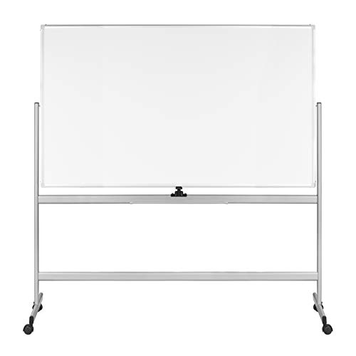 INNOVART Mobile Whiteboard 72 x 40 Inch, 360° Reversible Double Sided Magnetic Dry Erase Board with Portable Rolling Stand on Wheels - Thumbnail 6