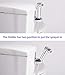 Handheld Bidet Toilet Sprayer, Dual Function 2 Kind Sprayer Shattaf,Stream and Jet, Cloth Diaper Sprayer Kit, Personal Hygiene Cleaning No Leaking Toilet Attachment - Chrome