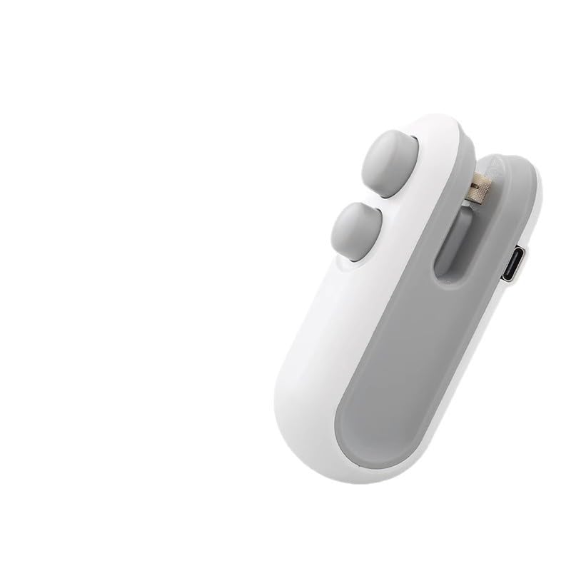 Photo 1 of **NO CHARGER CABLE**Portable double function bag sealer, can cut, can heat seal, suitable for snack candy and other food plastic bag sealing and repeated sealing, with USB charging cable