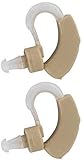 Best Hearing Amplifiers - Set of 2 - BTE Personal Sound Amplifier - Small Digital Device - for Adults Men & Women