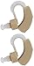 Best Hearing Amplifiers - Set of 2 - BTE Personal Sound Amplifier - Small Digital Device - for Adults Men & Women primary