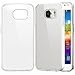 LUVVITT Galaxy S6 Case, [Clearview] Hybrid Scratch Resistant Back Cover with Shock Absorbing Bumper for Samsung Galaxy S6 - Clear