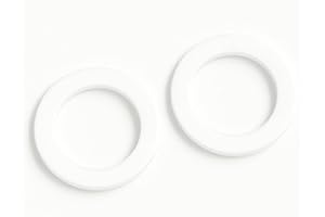 METALANDBRASSCO 12pcs 1-Inch Silicone Gasket Set – Flat Sealing Washers and O-Rings for Faucet, Pipe, Tap, Hose, and Plumbing Connections – Durable Leak-Proof Silicone Assortment Kit