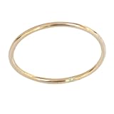 Gold Filled 1mm Thin Plain Band Toe Ring (Not Plated)