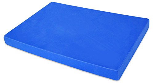 YogaAccessories 1” Foam Yoga Brick – Blue