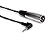Hosa XVM-110 Meters 10 Feet Right-Angle 1/8 Inches TRS to XLR Male Cable