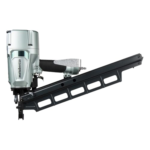 Metabo HPT Framing Nailer, Pro-Preferred Pneumatic Power Nailer & Framing Tool for Flooring, Roof Decking, Selectable Trigger & Rafter Hook, 21° 2