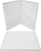Solid White Replacement DVD Cases - Compatible with Wii - 5 Cases