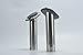 Amarine Made 2Pcs Stainless Steel Fishing Rod Holder Flush Mount with Black PVC Cap and Liner Boat Rod Holder 30 Degrees