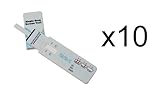 Single Panel Benzodiazepine Drug Test w/cassette (Benzo, Halcion, Librium, Rohypnol, Valium, Roofies, Tranks, Xanax) 10-Pack