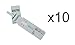 Single Panel Benzodiazepine Drug Test w/cassette (Benzo, Halcion, Librium, Rohypnol, Valium, Roofies, Tranks, Xanax) 10-Pack