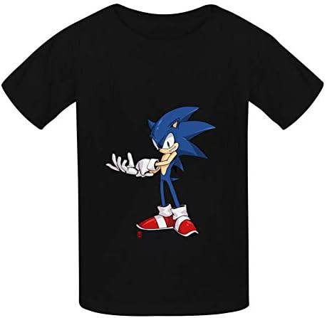 oylp Sonic and Hedgehog Cotton T-Shirt for Children