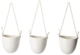 Ceramic Wall Hanging Planter Wall Decor Flower Pot Succulent Air Plant, Set of 3