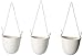 Ceramic Wall Hanging Planter Wall Decor Flower Pot Succulent Air Plant, Set of 3