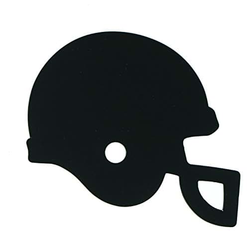 Metallic Shape FOOTBALL HELMET 5" size (15 Pcs) or 2.5
