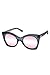 Le Specs Women's Savanna Mirrored Sunglasses, Slate/Peach Revo, One Size