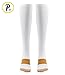 Presadee 15-20 mmHg White Copper Compression Increase Oxygen Circulation Anti-Fatigue Energy Socks  (L/XL)