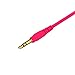 rockpapa Comfort Kids Headphones for School, Lightweight Childrens Boys Girls Teens Over-Ear Headphones Wired 3.5mm for CD DVD Player Tablet Phone Travel Black/Pink