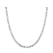 Figaro Chain Necklace Stainless Steel Real Gold Plated Chains for Men Women Jewelry Gift for Men Women