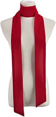New Classic Chiffron Retro Skinny Neckties Thin Long Headband Scarf