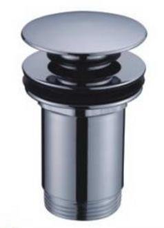 Chrome Brass Click Clack Sink Valve 1 Inch 1/4 Universal Large Cap