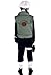 miccostumes Men's Kakashi Hatake Cosplay Costume Medium Green and Dark Blue
