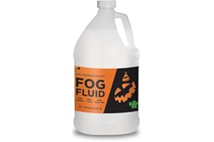 Froggy's Fog Halloween and Party Fog Fluid, High Output Long-Lasting Fog Juice for 400-1500 Watt Water-Based Fog Machines, Great for Pro and Home Haunters, Theatrical Effects, DJs, and More, 1 Gallon