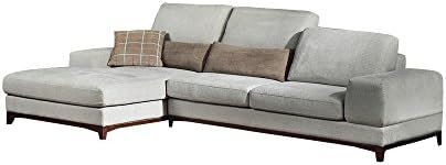 Ucofor S788B Customized Light Gray Multi-functional Combined Living Room Corner multifunction Washable Fabric Sofa