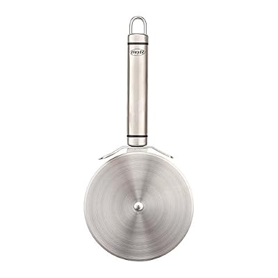 Heylr® 4 inch Premium Stainless Steel 18/8 Pizza Cutter Wheel Pizza Slicer - Strong and Best Sharp Blade Pizza Cutter Wheel