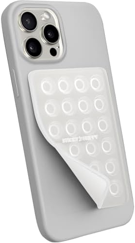 StickyGrippy Suction Phone Case Mount, Silicon Adhesive Phone