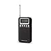 AM FM Portable Pocket Radio with Alarm Clock AM/FM Compact Radio Player Operated by 2 AAA Battery, Stereo Headphone Socket Memory Mode & Sleep Timer