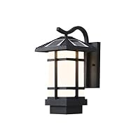 QSBY European Style Household Outdoor Wall Lantern 40LED Solar Light Garden Garage Waterproof Lamp(Yellow Light + White Light)