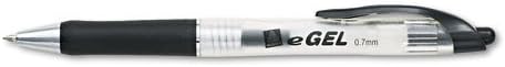 Avery Products - Avery - eGEL Roller Ball Retractable Gel Pen, Black Ink, Medium - Sold As 1 Each - Water and fade-resistant smooth gel ink. - Contoured comfort grip. - Retractable.