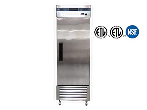 NSF Refrigerator One 1 Door Stainless Steel Restaurant Commercial Refrigerator Cooler NSF ETL Approved