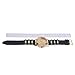 Men's Fashion Hip Hop Bling Iced Out Gold Plated Black Silicon Band Watch WR 8485 GBK