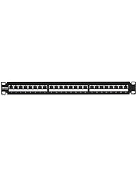 Trendnet 8 puertos Cat5 5e sin blindaje   Soporte de pared o panel de conexión Rackmount, Negro