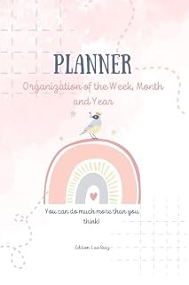 Livro Planner: Organization of Week, Month and Year
