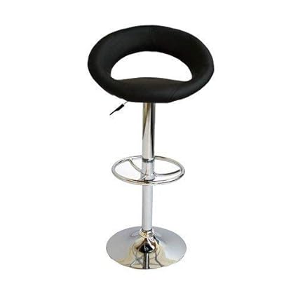 Cozyhomz Bar Stool/Chair Adjustable - Elon (Black)