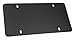 LFPartS Stainless Steel Backing Reinforce Plate for License Plate, Black (Pack of 1)