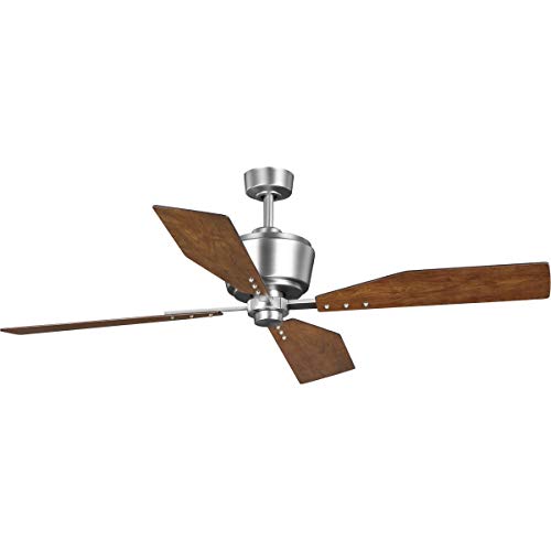 Progress Lighting 56" Four-Blade Ceiling Fan, Chapin Collection, Antique Nickel