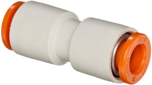 SMC KQ2H07-00A PBT Push-to-Connect Tube Fitting, Straight Union, 1/4