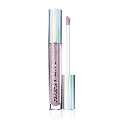 Almay Lip Gloss, Non-Sticky Lip Makeup, Holographic Glitter Fi... 3117OFNfueL