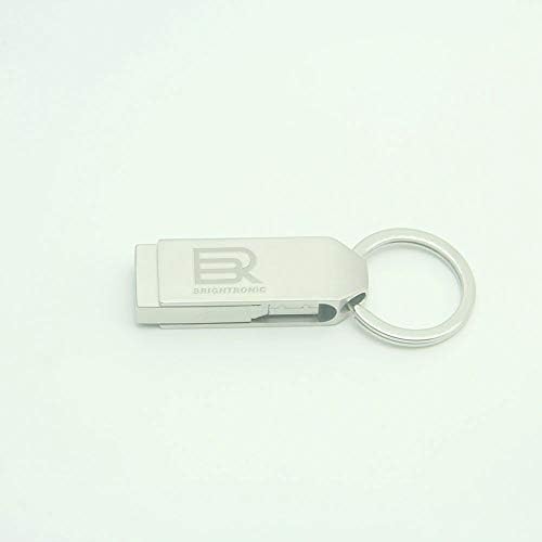 BRIGHTRONIC Waterproof 32GB USB Flash Drive Pen Drive Memory USB Stick with Keychain (32GB)
