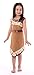 Little Adventures Woodland Princess Dress Up Costume for Girls (Large Age 5-7) - Machine Washable Child Pretend Play and Party Dress with No Glitter