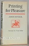 Printing for Pleasure by