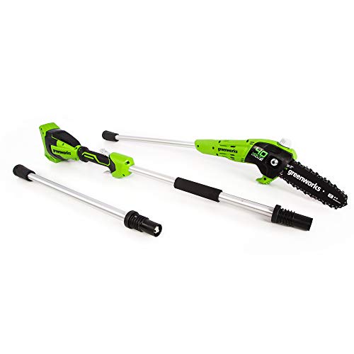 Greenworks PS40B00 8-Inch 40V Cordless Pole Saw, Tool