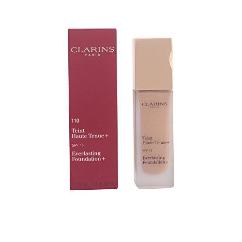 Clarins Everlasting Foundation+ SPF 15, No. 110 Honey, 1.1 Ounce
